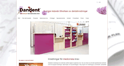 Desktop Screenshot of dandent.se